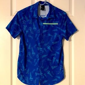 Boys silky button down